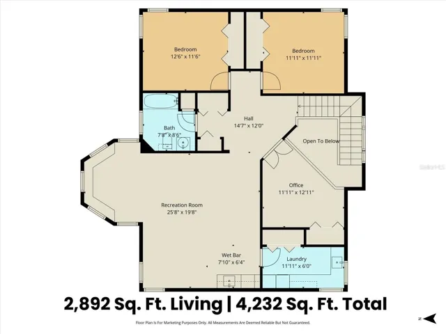 2nd Story Floor Plan