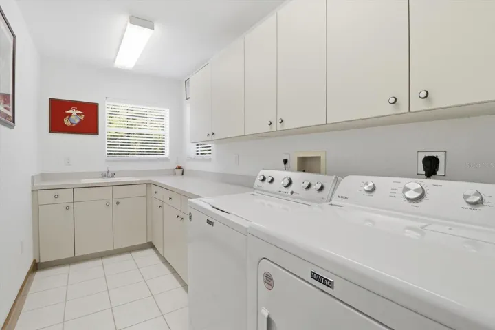 Laundry Room w/ Sink... Washer & Dryer DO NOT CONVEY