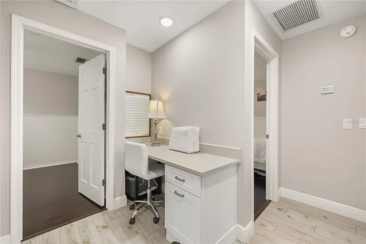 BUILT IN HALLWAY WORK SPACE/DESK