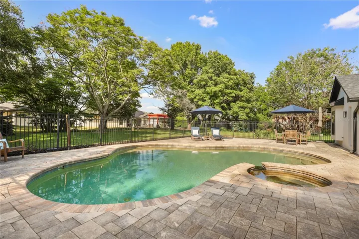 FENCED, HEATED POOL AND SPA