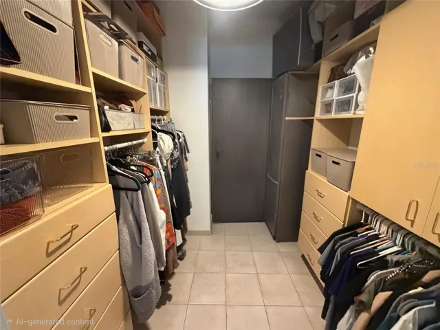 Primary closet