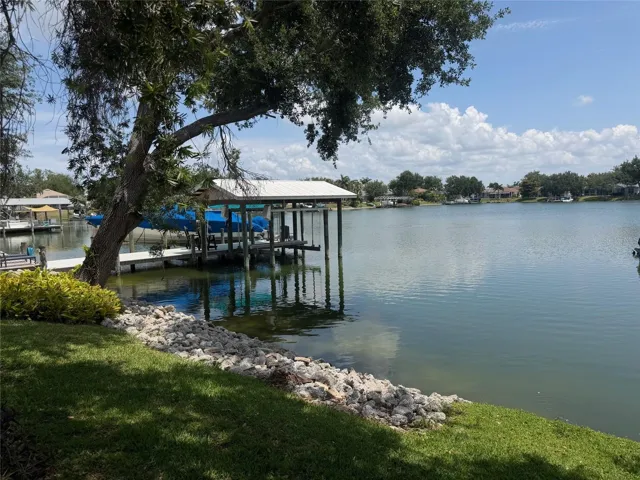 Gorgeous view of the private lake looking towards the canal