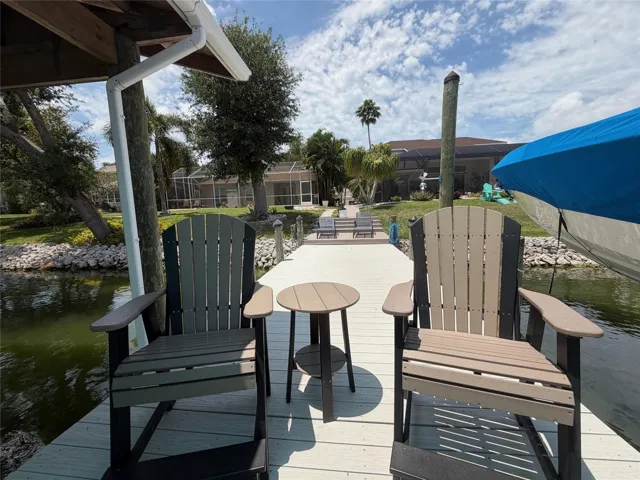 view from dock of house