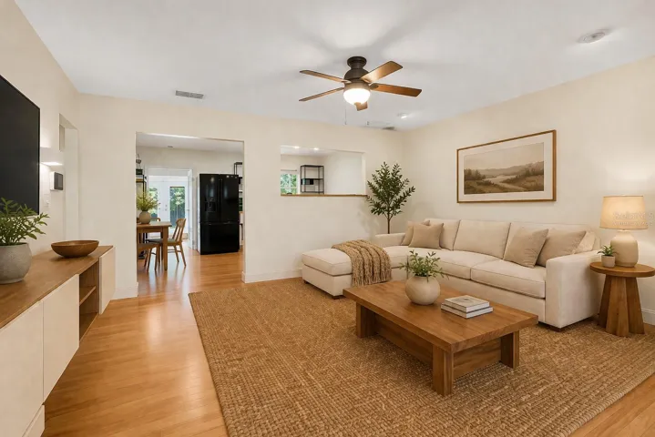 Living room - Virtually staged