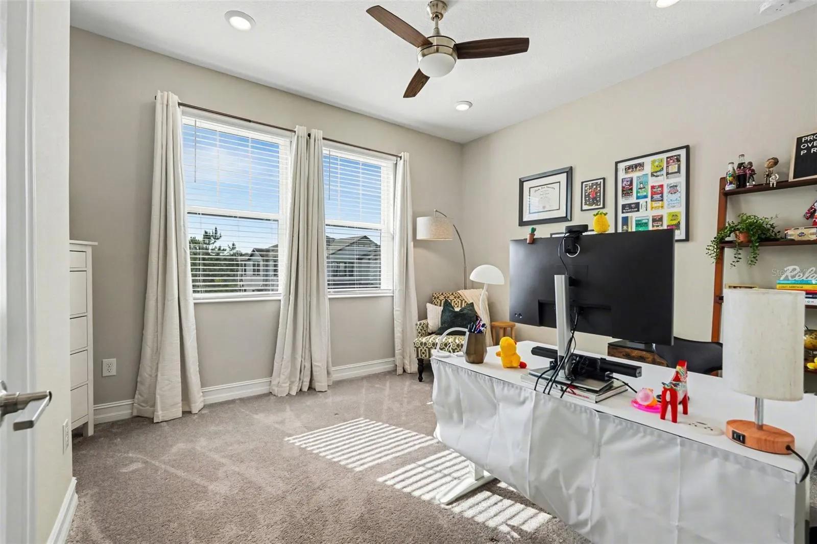Ceiling Fan + Recessed Lighting