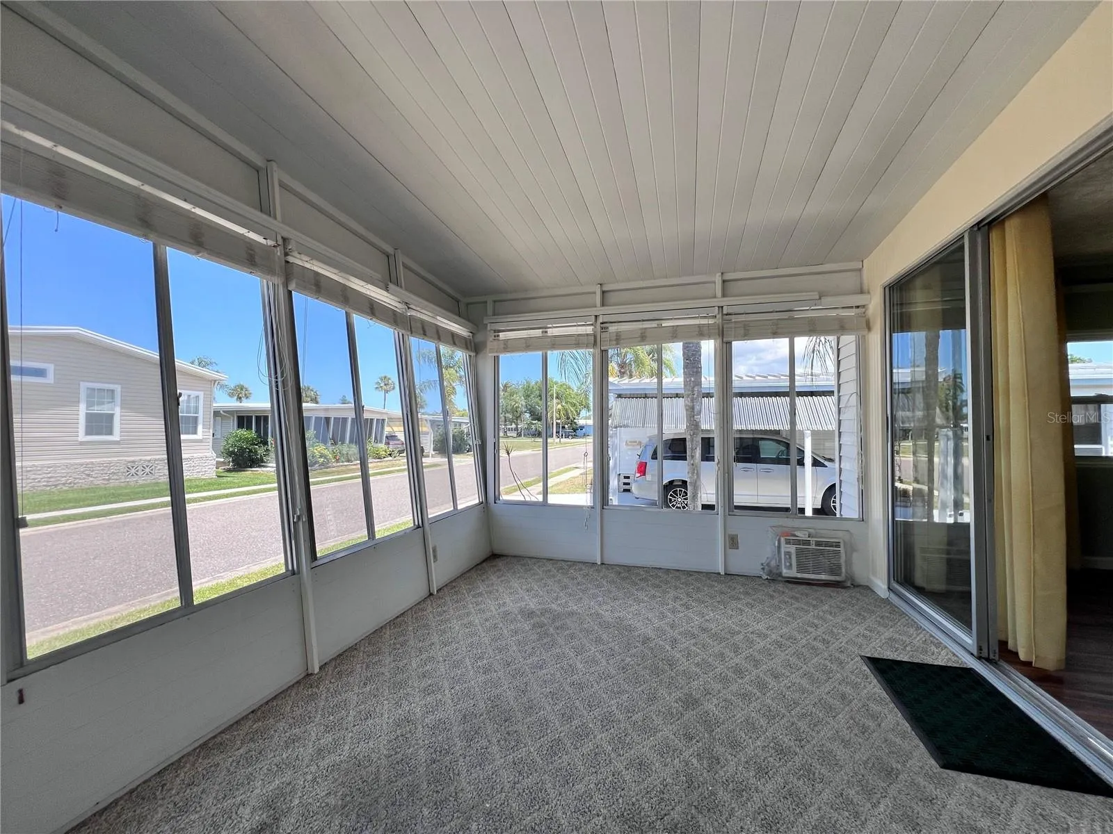 Front Florida room faces west