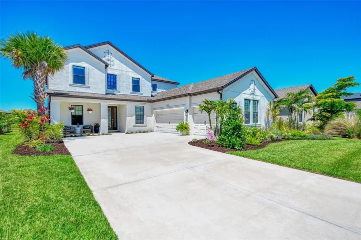 Gorgeous home with a side-loading 3 car garage