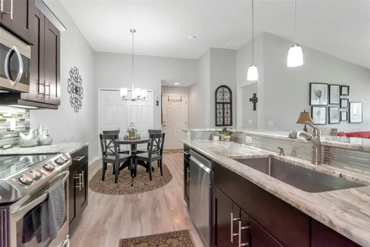 View from your stunning Kitchen to front door