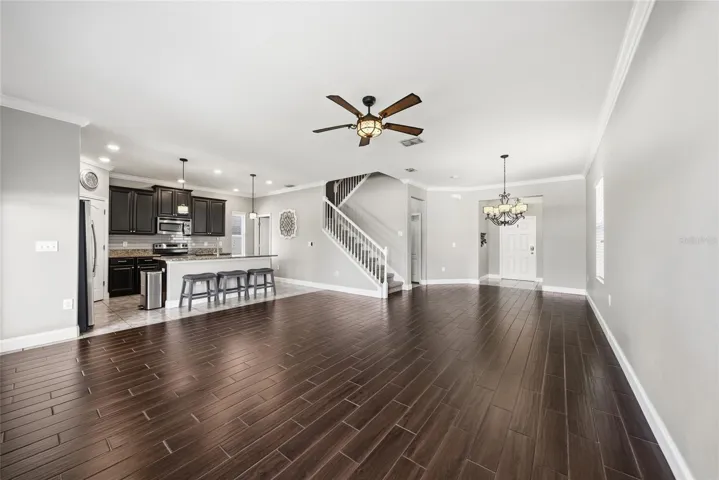 Living/Dining and kitchen combo