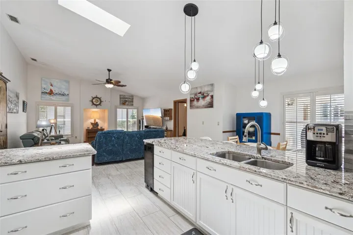 fully updated kitchen with modern finishes and functional workspace