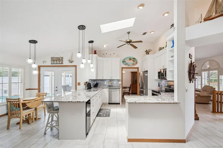 Clean sightlines and open design keep you connected to the heart of the home.