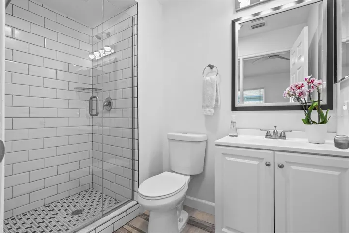 2nd Bathroom with Shower and Vanity