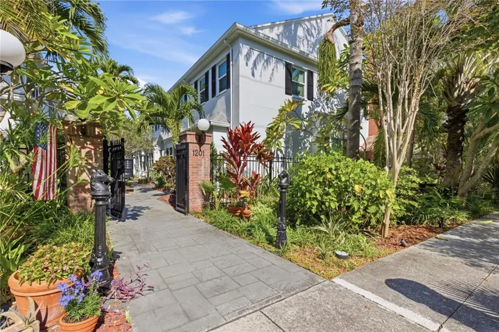 Front Gated Entry Way