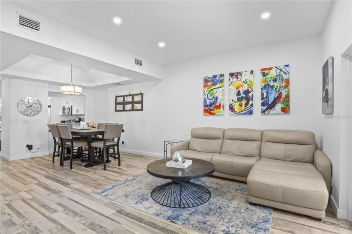 Living Room and Dining Room