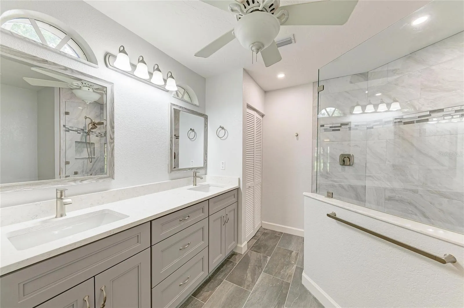 Remodeled primary bathroom