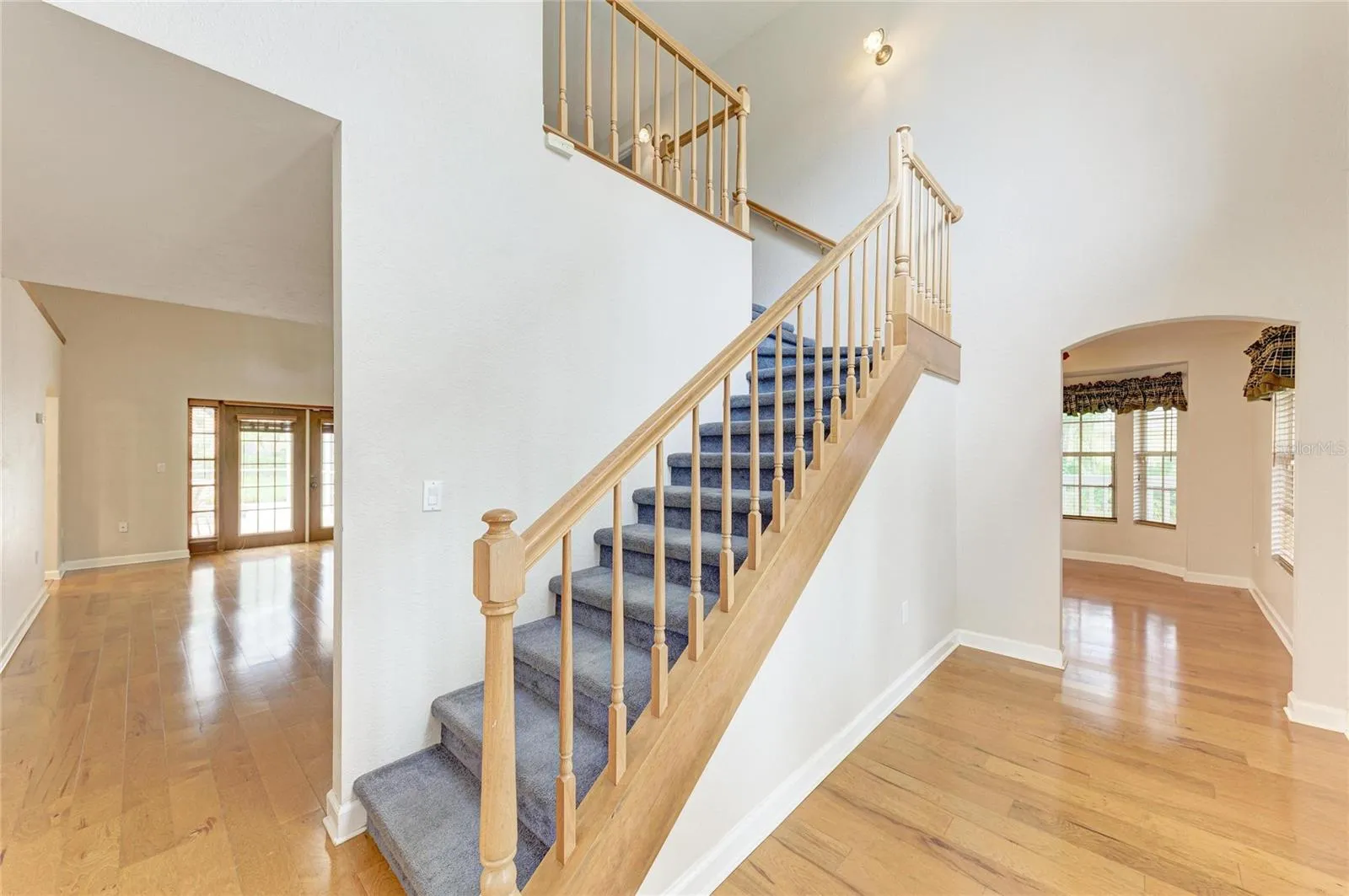 Entry - office/den to the right and living area