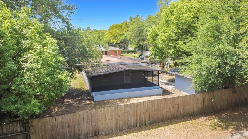 Fenced in Backyard