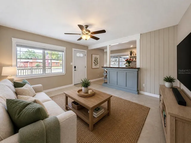 Living Room Virtually Staged