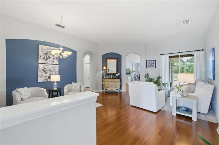 Living Room and dining room