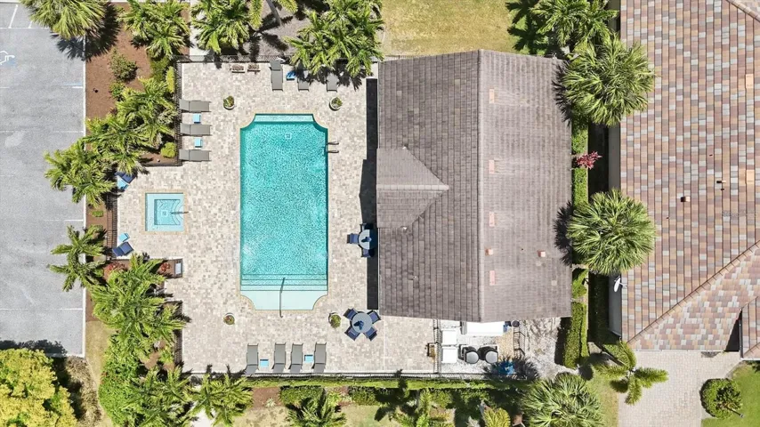 Aerial of community pool/clubhouse