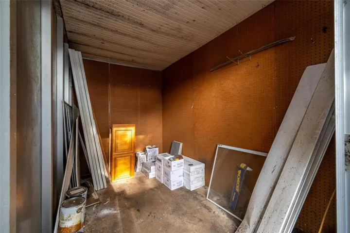 small shed.