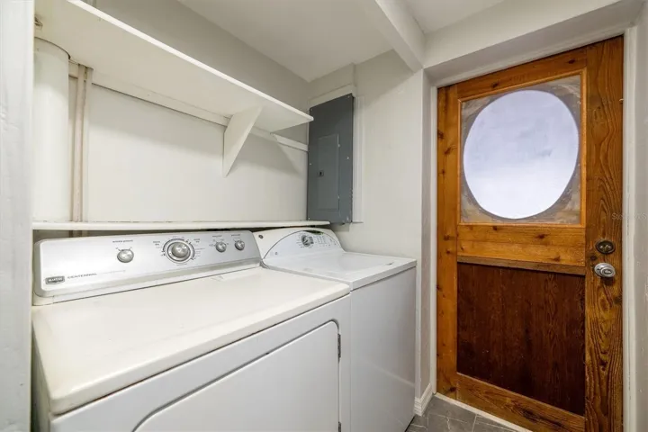 indoor laundry room