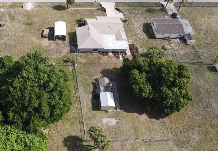 Fenced lot