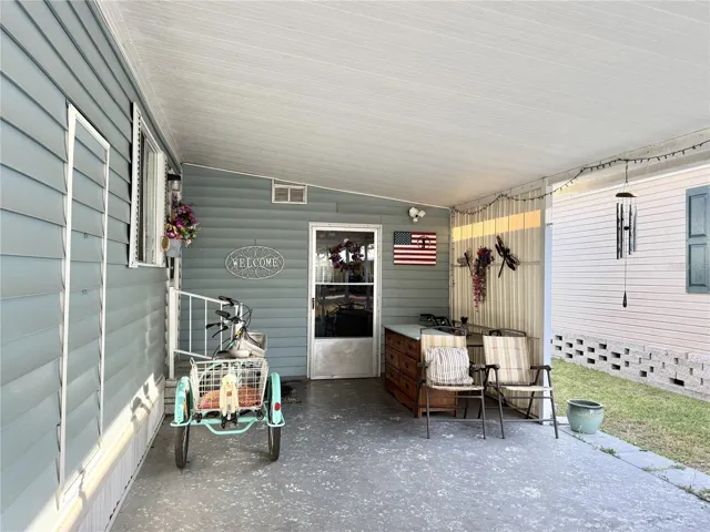 Carport and Storage Area
