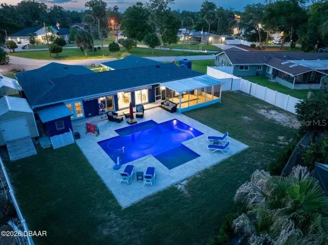 Pool At Night