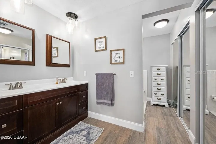 Primary Bath with Double Sinks