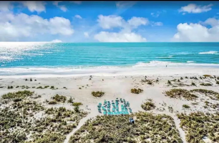 Beach chairs available for Whitney beach residents and guests