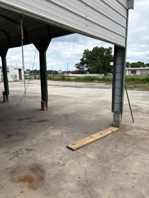 View from carport looking east