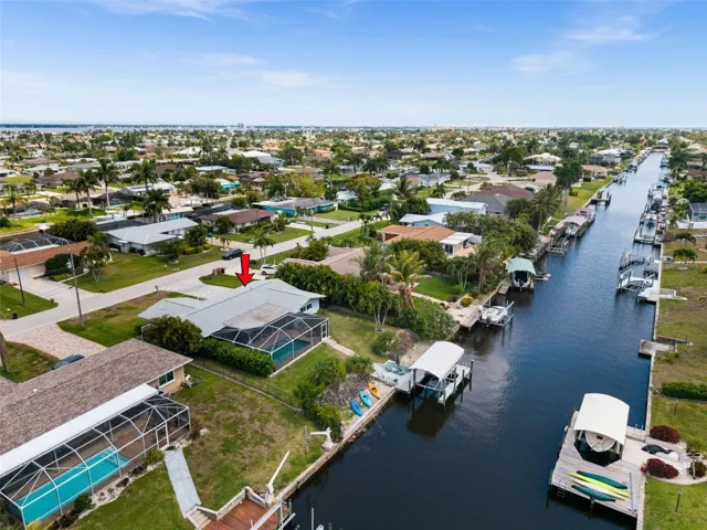 Looking down the Direct Gulf Access Canal.