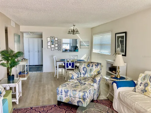 View to dining area.