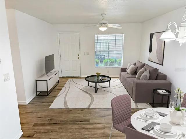 Living/Family Room - virtually staged