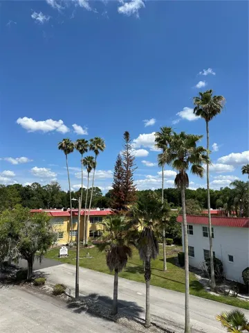 Exterior view upon exiting the unit