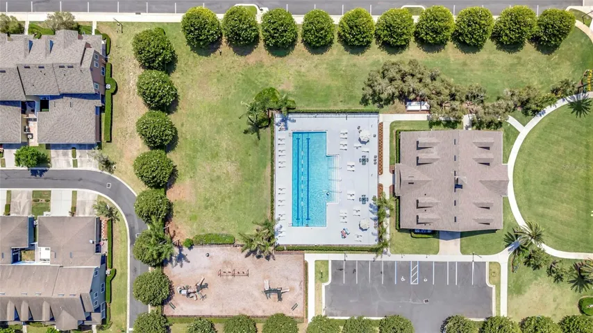 Community Pool Aerial