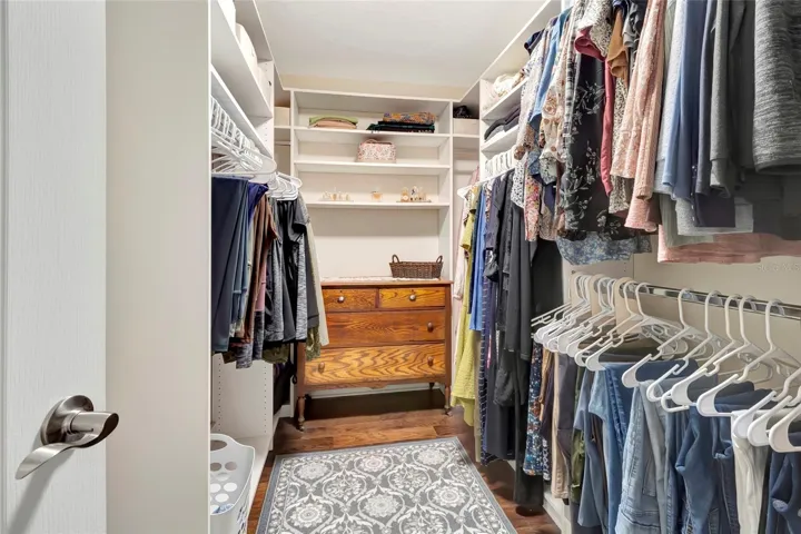 Primary Closet with Custom Shelving