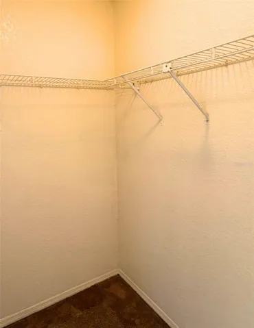 Large closet in primary bedroom