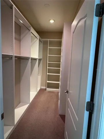 Primary closet