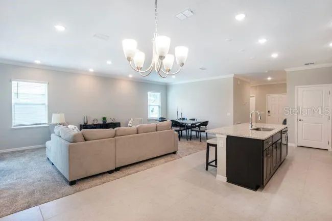 Model home - actual features may vary.