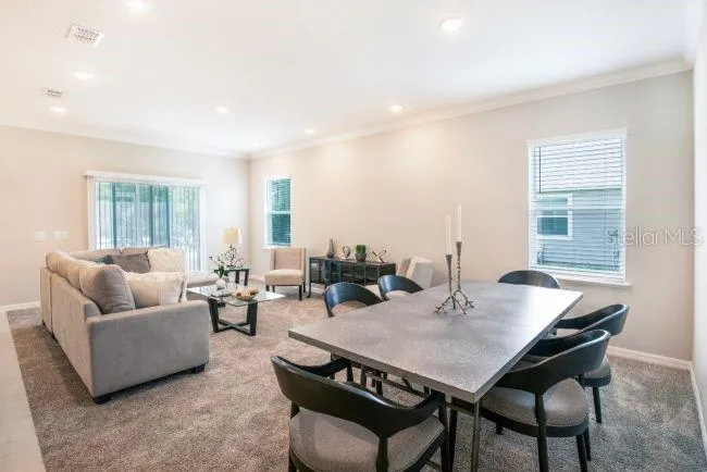 Model home - actual features may vary.