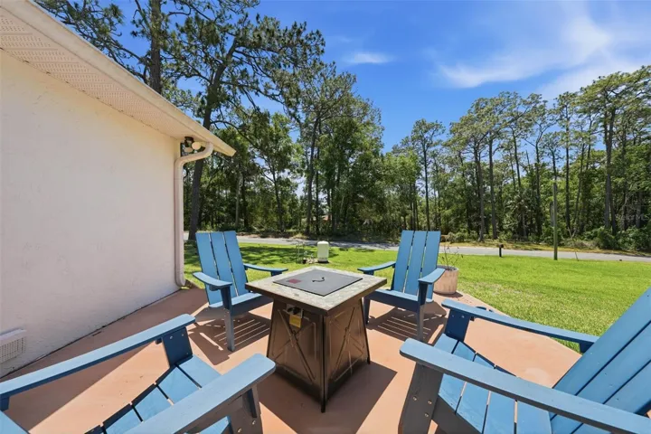 side patio off the family room