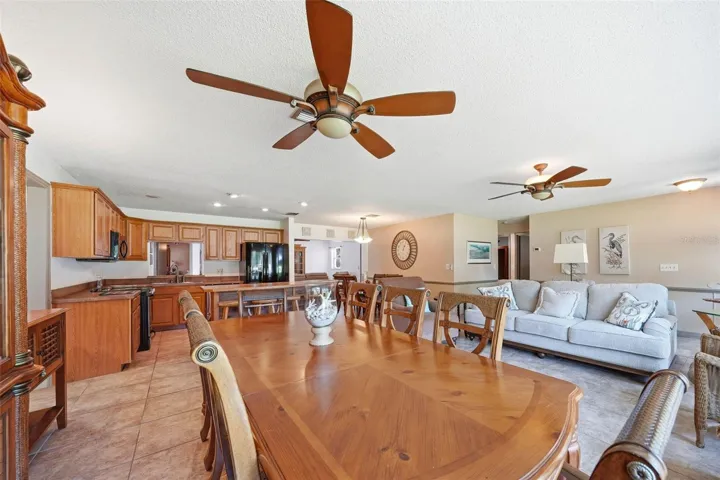 Great room looking to the kitchen
