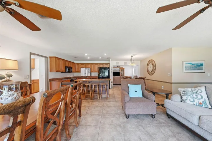 Great room looking to the kitchen