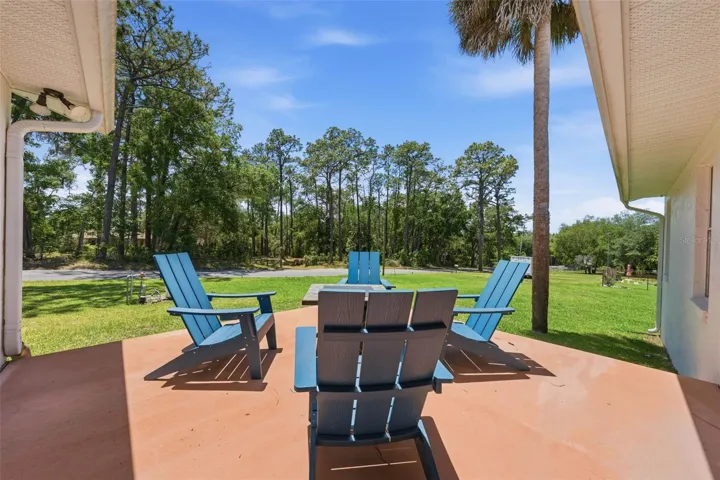 side patio off the family room