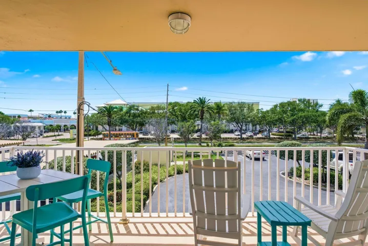 Balcony off the living room area