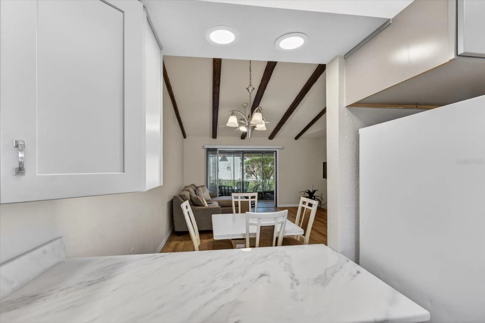 Kitchen and dining area