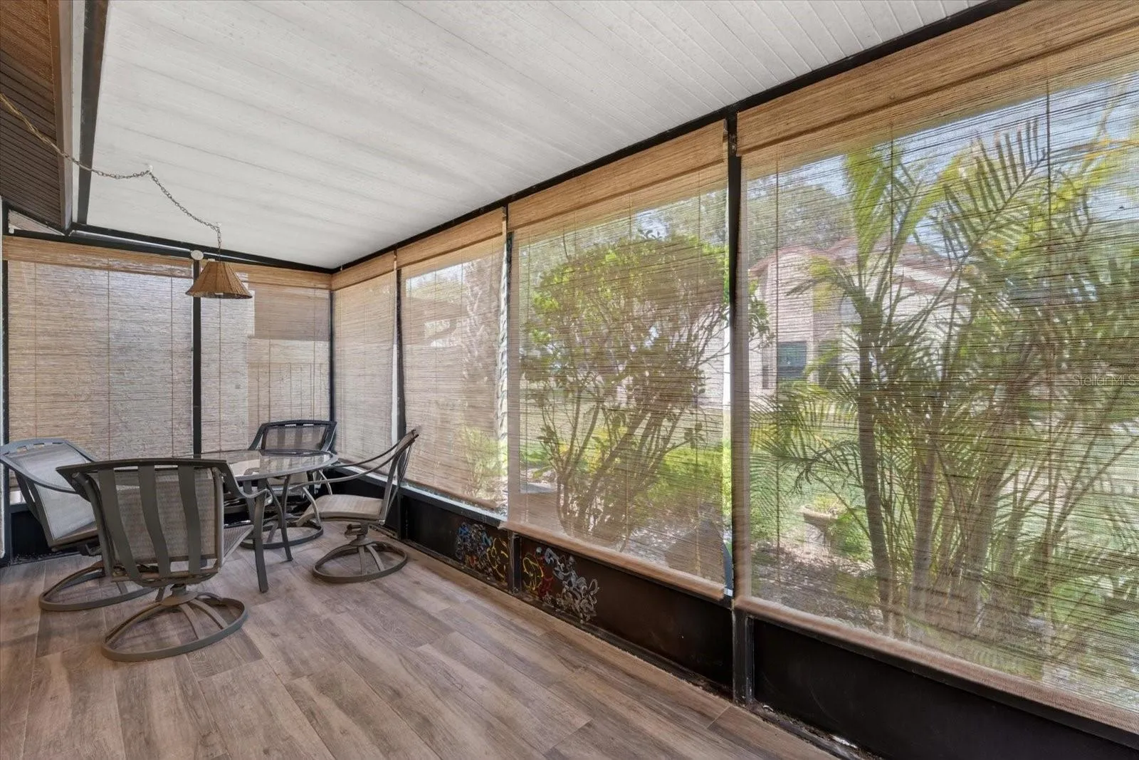 Screened lanai