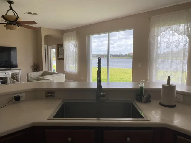 View from kitchen